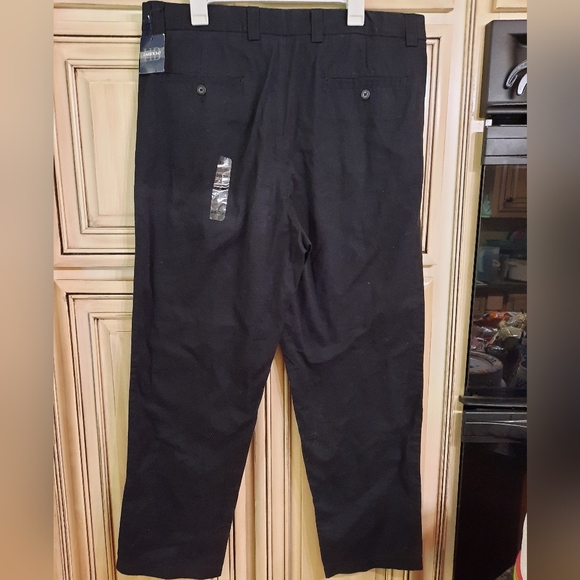 Harbor Bay Black Dress‎ Pants - Size 38x30 NWT - Picture 1 of 5